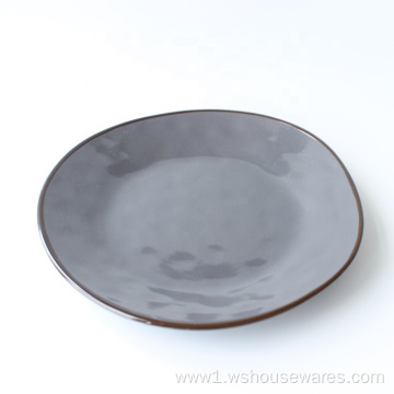 Irregular shape 18pcs western style stoneware